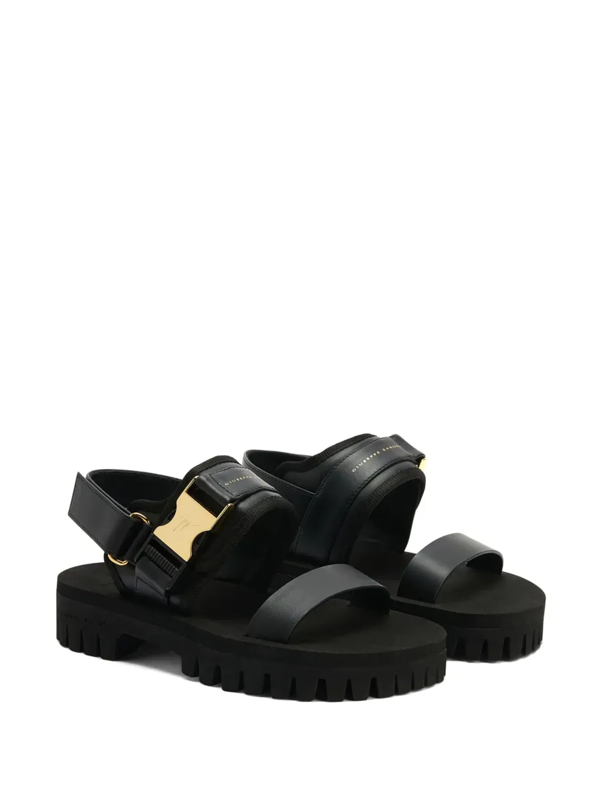 Giuseppe Zanotti Shyan バックル付きサンダル - ブラック - 画像2