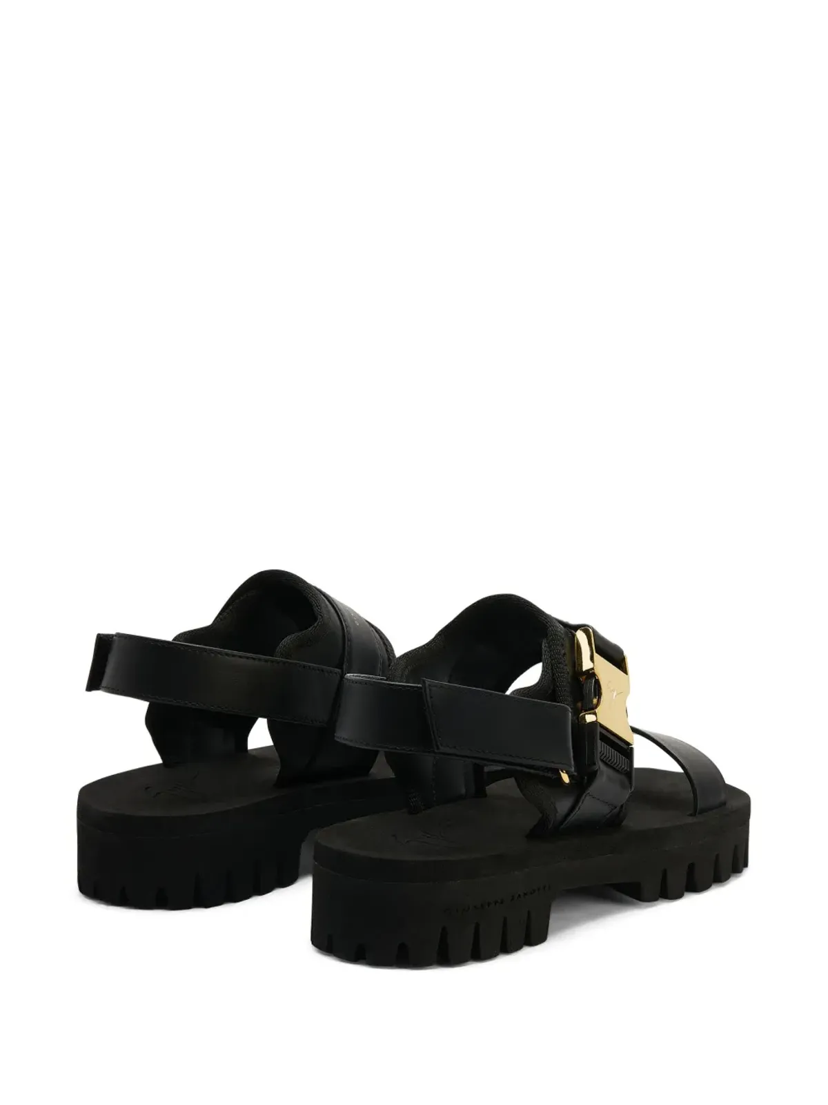 Giuseppe Zanotti Shyan バックル付きサンダル - ブラック - 画像3