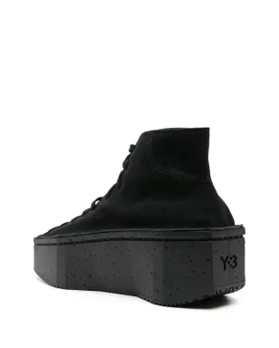 Y-3 Brick Court HI スニーカー ブラック - サムネイル3
