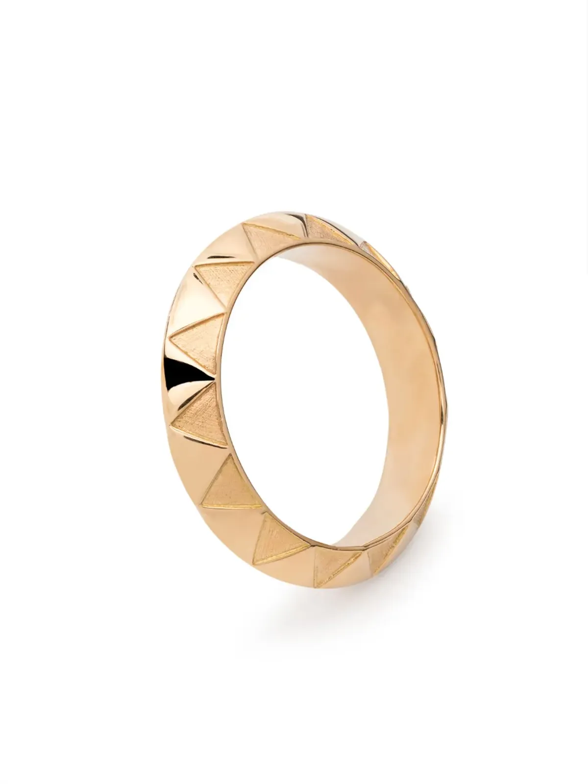Harwell Godfrey 18K イエローゴールド ナイフエッジ バンドリング - 画像4