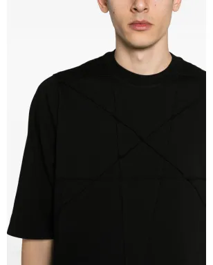 Rick Owens DRKSHDW パネルドコットンTシャツ - ブラック - サムネイル5