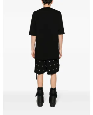 Rick Owens DRKSHDW パネルドコットンTシャツ - ブラック - サムネイル4