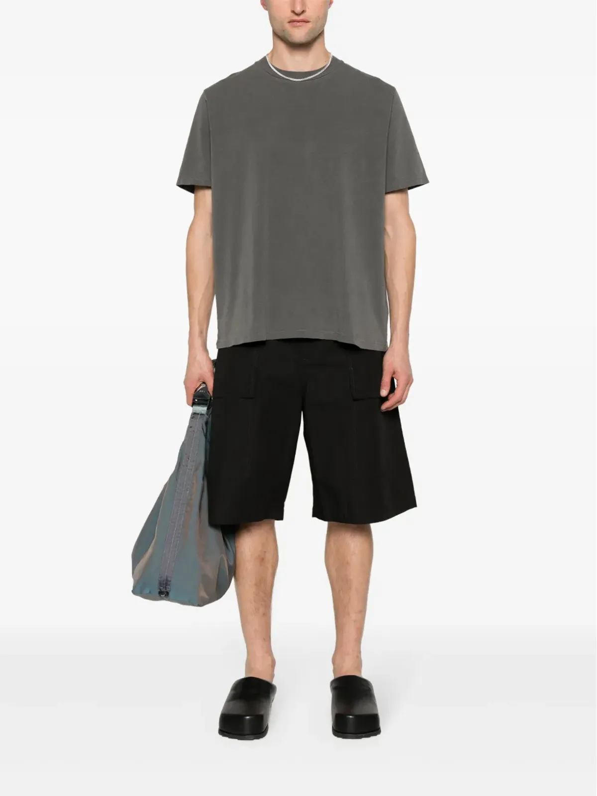 OUR LEGACY クルーネック コットン Tシャツ - グレー - 画像2