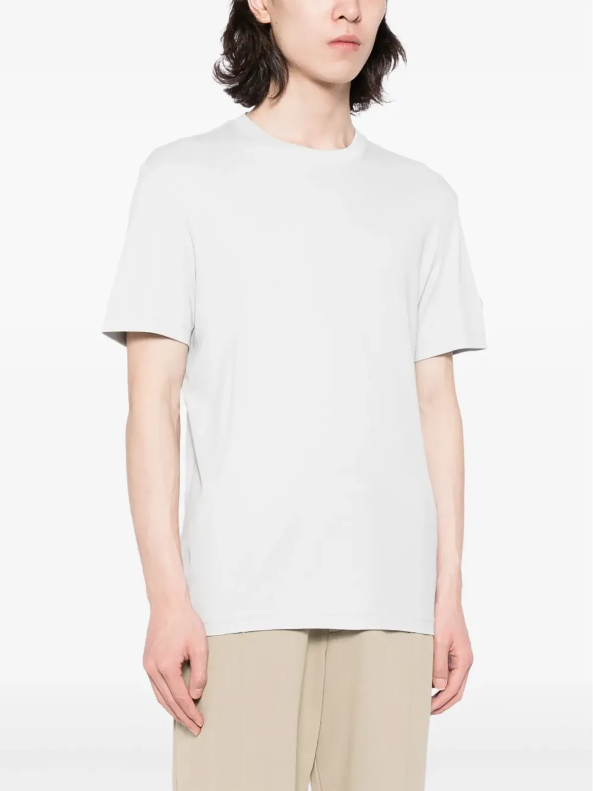 Alpha Tauri ロゴパッチ コットン混紡 Tシャツ - 画像3