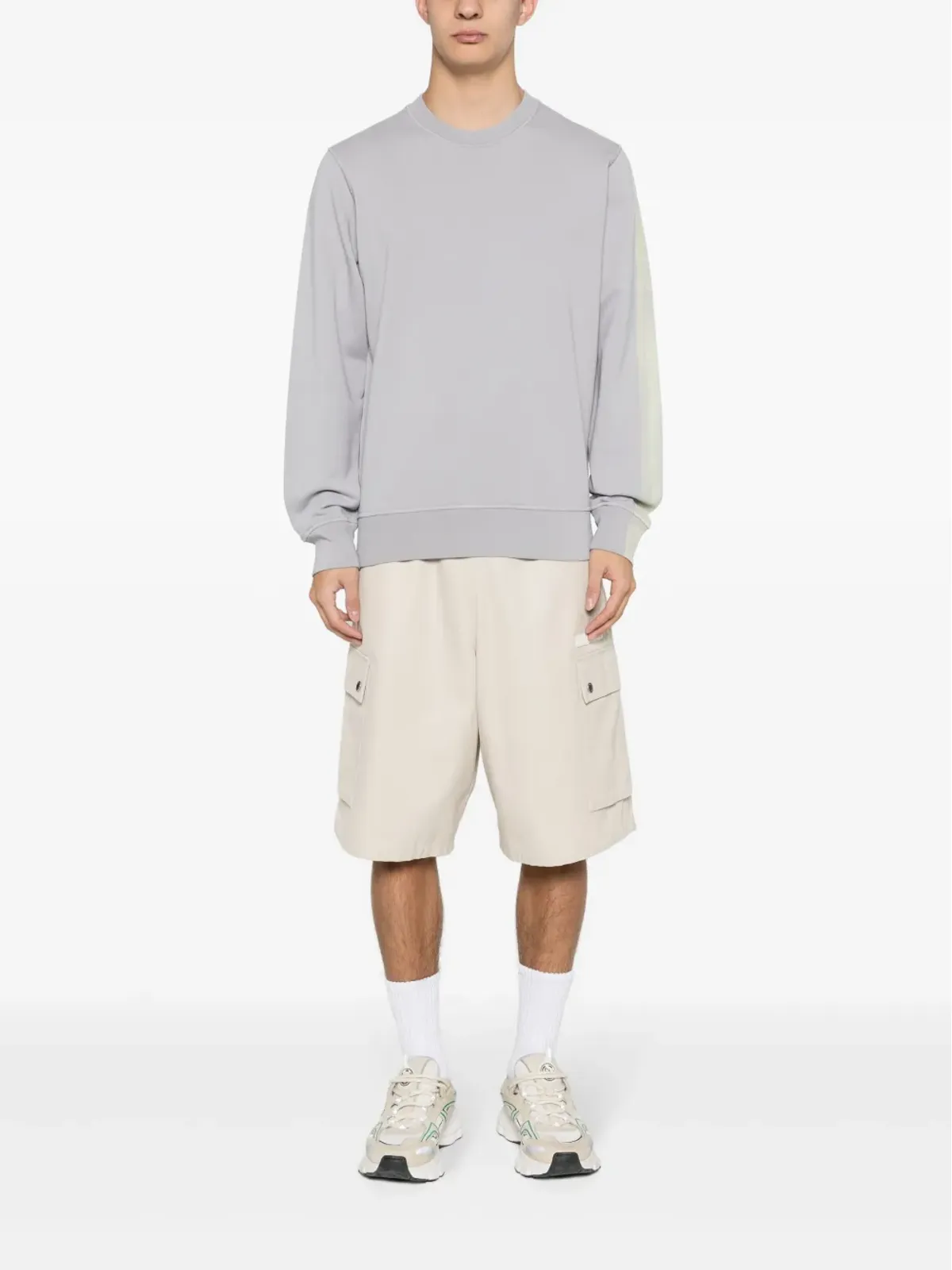 Stone Island ストライプス ファイブプリント スウェットシャツ - グレー - 画像2