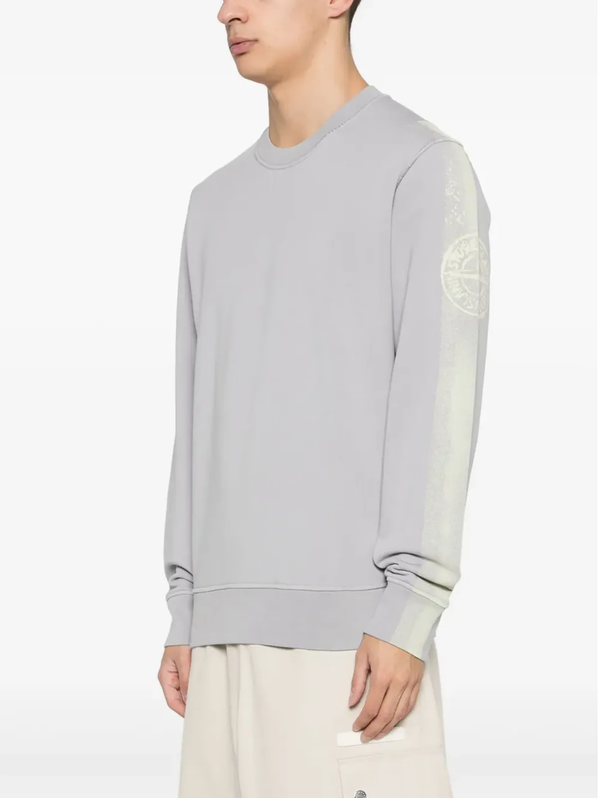 Stone Island ストライプス ファイブプリント スウェットシャツ - グレー - 画像3