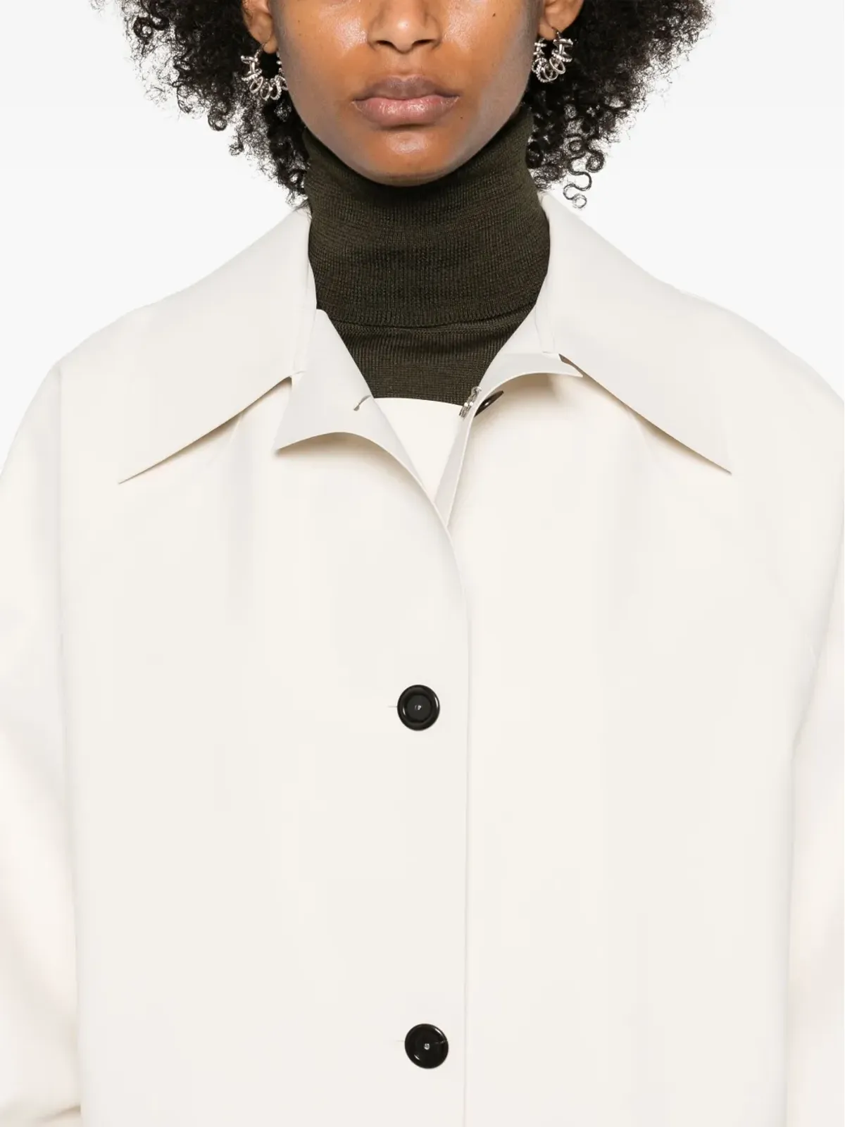 KASSL Editions single-breasted long coat - Neutrals - 画像5