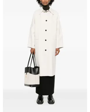 KASSL Editions single-breasted long coat - Neutrals - サムネイル2