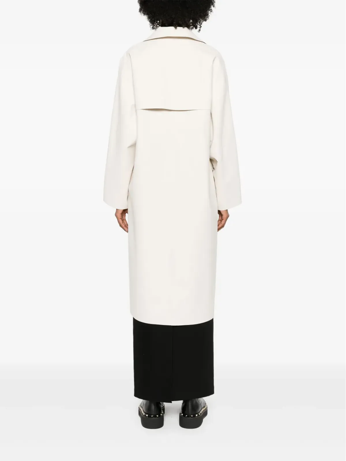 KASSL Editions single-breasted long coat - Neutrals - 画像4