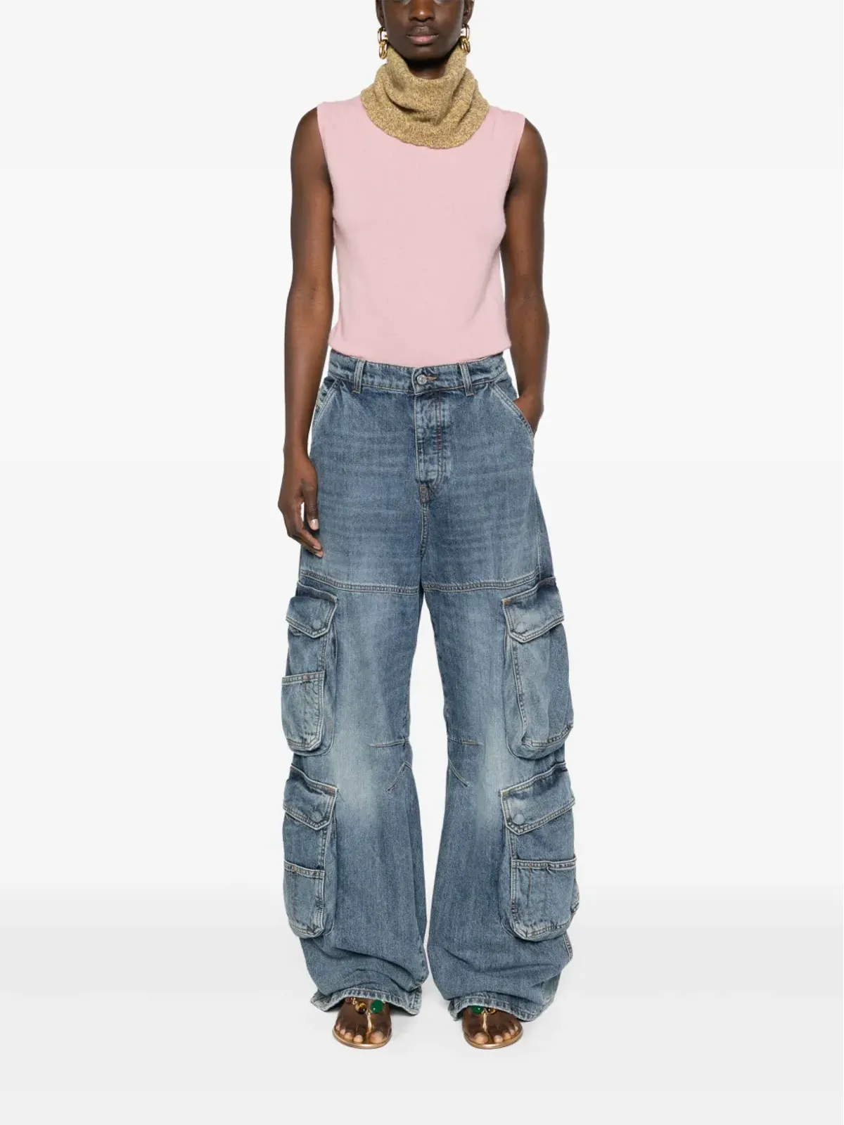 CHANEL ビンテージ カシミア セーター ベスト - 画像2