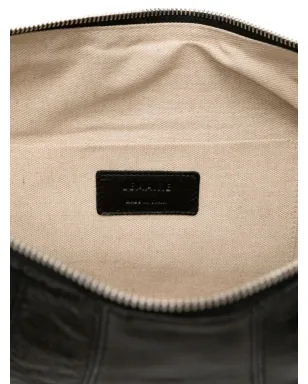 LEMAIRE 大型 フォーチュン クロワッサン レザー ショルダーバッグ - ブラック - サムネイル5