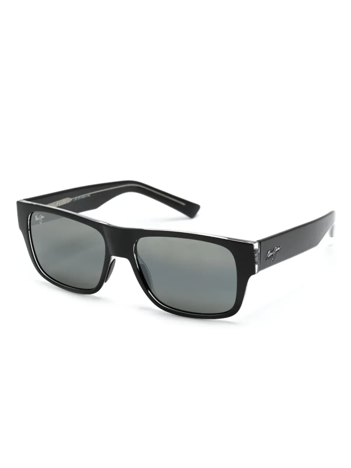 Maui Jim Keahi スクエアフレーム サングラス（ブラック） - 画像2