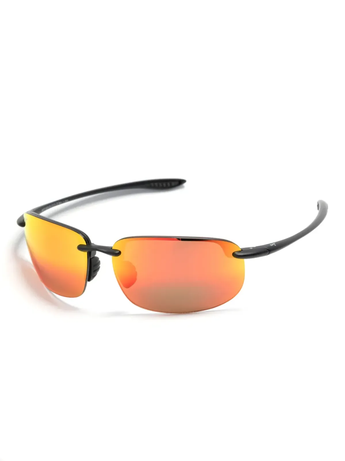 Maui Jim Ho'okipa レクタングルフレーム サングラス - ブラック - 画像2