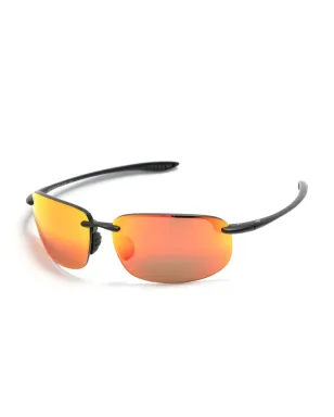 Maui Jim Ho'okipa レクタングルフレーム サングラス - ブラック - サムネイル2