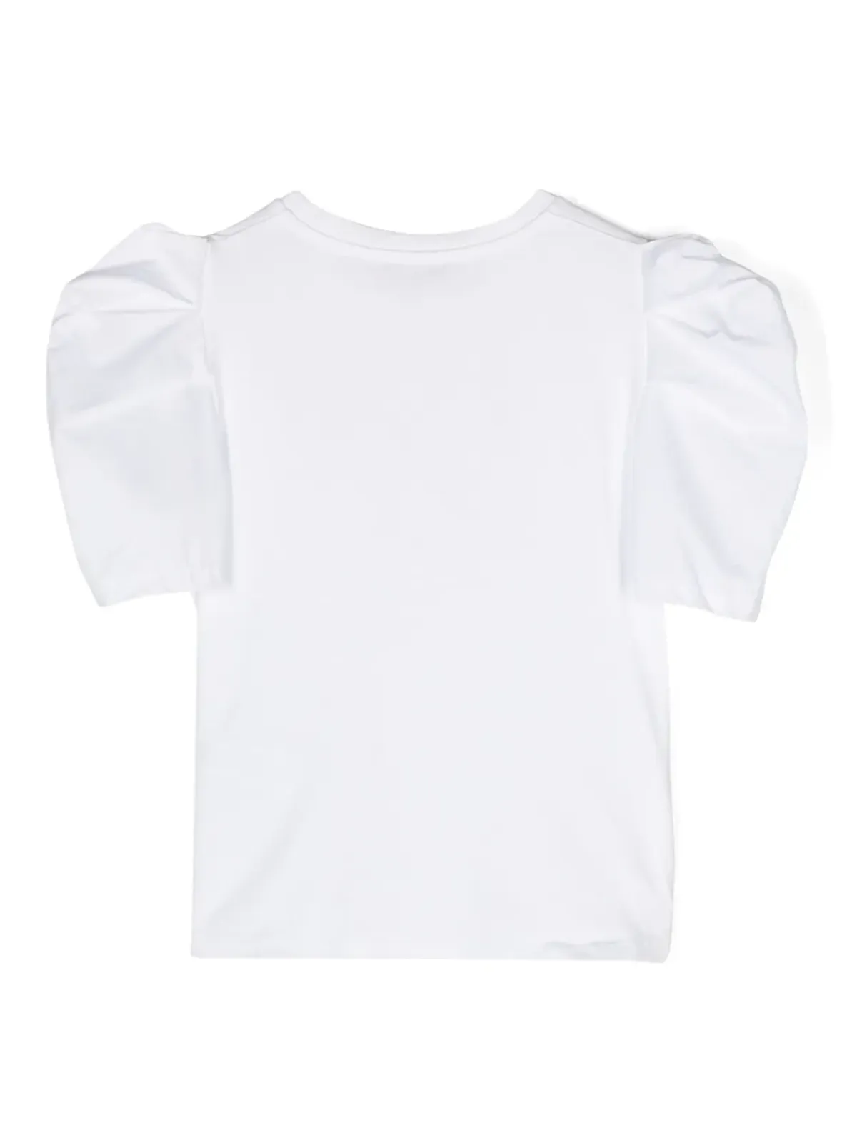 Miss Blumarine ロゴ入りパフスリーブ Tシャツ - 画像2