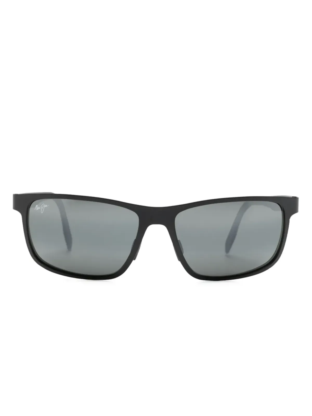 Maui Jim レクタングルフレームサングラス - Black - 画像1