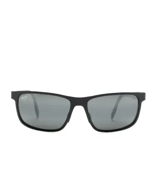 Maui Jim レクタングルフレームサングラス - Black - サムネイル1