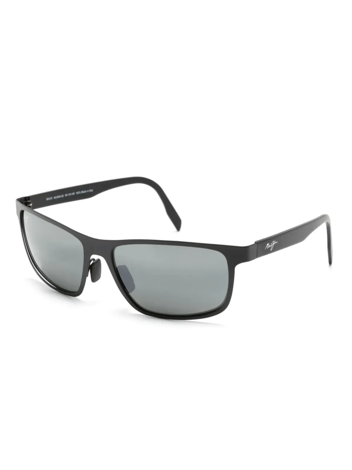 Maui Jim レクタングルフレームサングラス - Black - 画像2