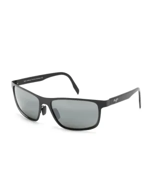 Maui Jim レクタングルフレームサングラス - Black - サムネイル2