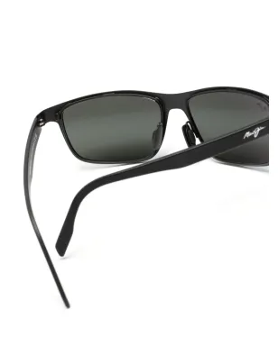 Maui Jim レクタングルフレームサングラス - Black - サムネイル3