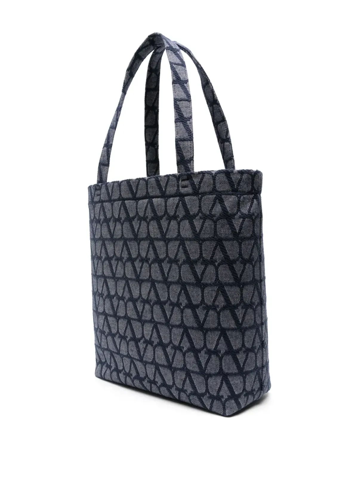 Valentino Garavani Vlogo デニム トートバッグ - 画像3