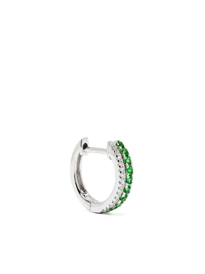 Roxanne First Roxanne First 14Kホワイトゴールド グリーンガーネット シングル イヤリングの商品画像