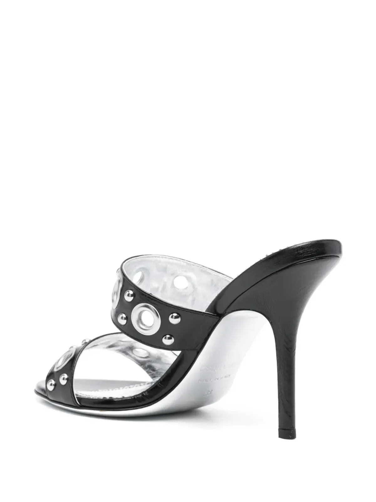 DSQUARED2 Gothic 100mm レザーサンダル - ブラック - 画像3