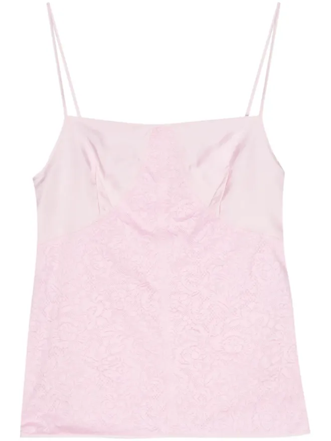 Jil Sander Jil Sander 花柄レースキャミソール - ピンクの商品画像