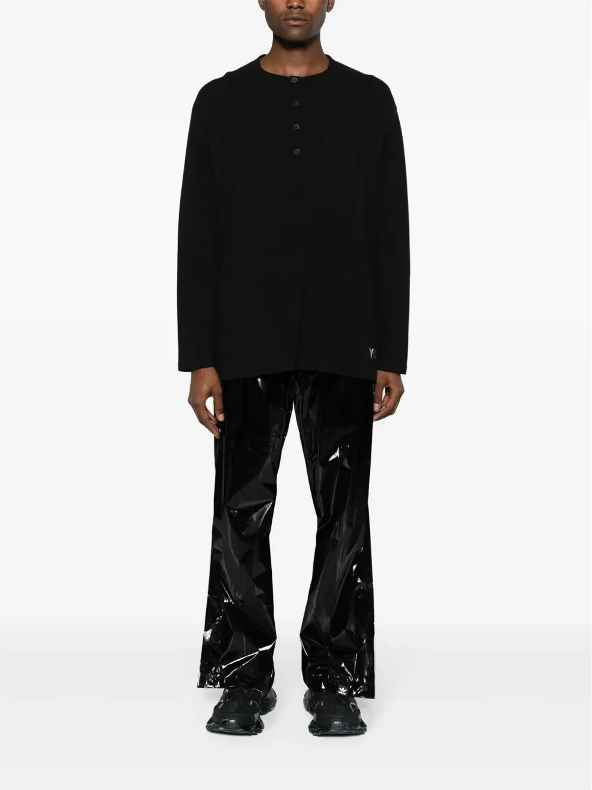 Y-3 x アディダス クルーネックTシャツ - ブラック - 画像2