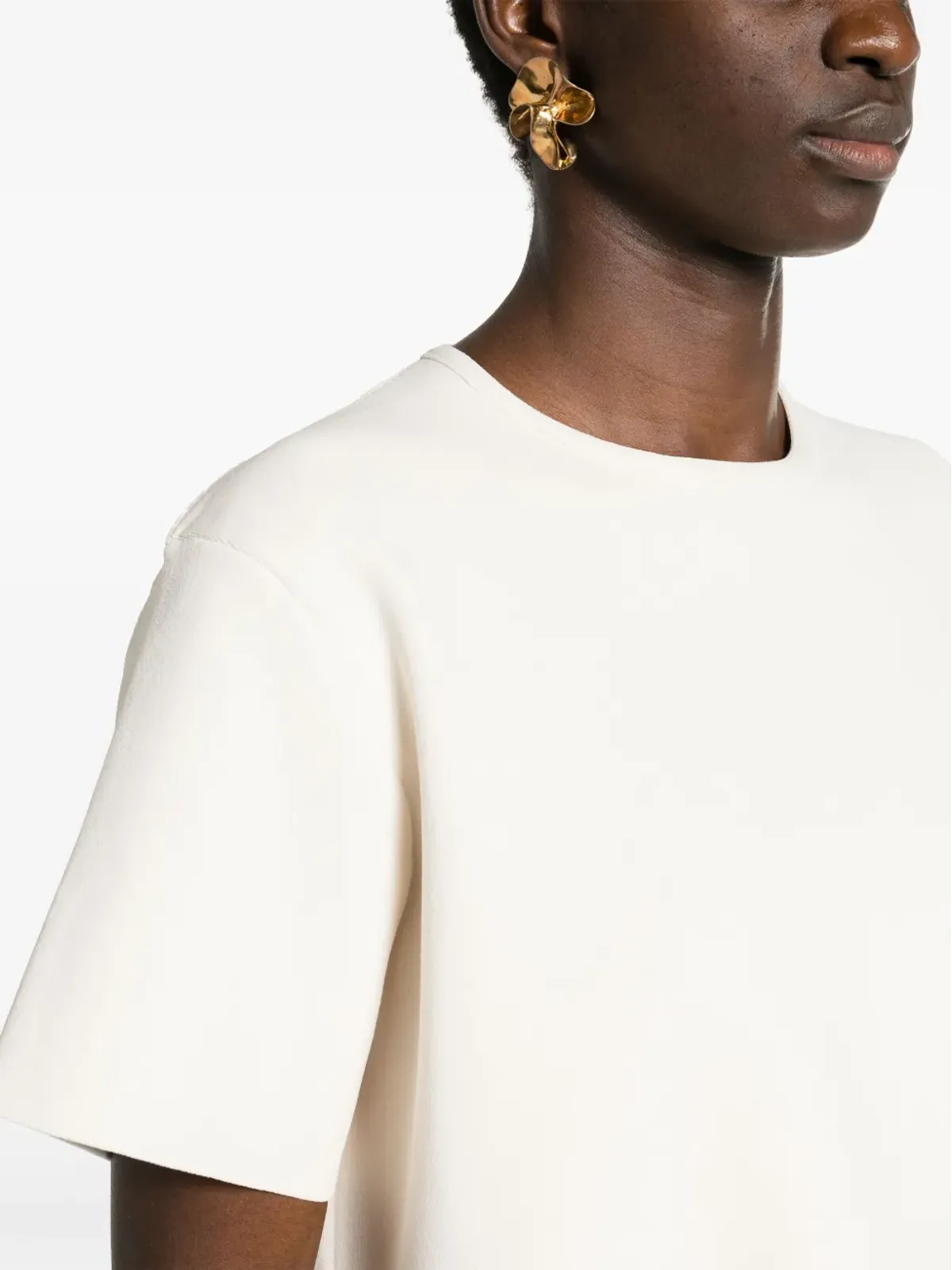 Jil Sander ラウンドネック細リブトップ - 画像5