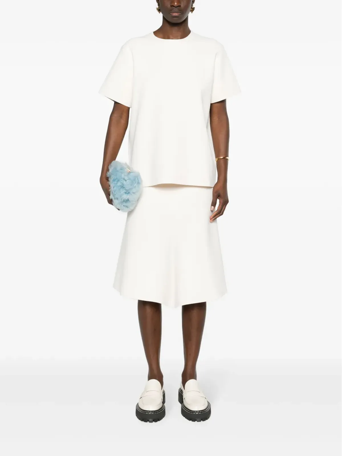 Jil Sander ラウンドネック細リブトップ - 画像2