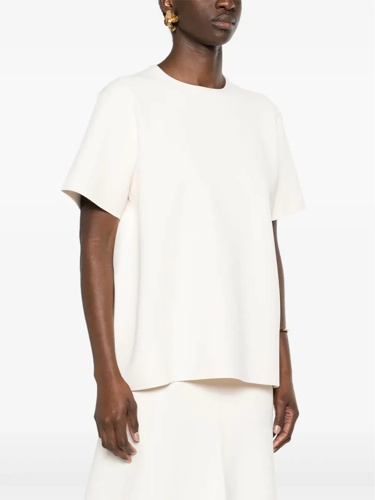 Jil Sander ラウンドネック細リブトップ - 画像3