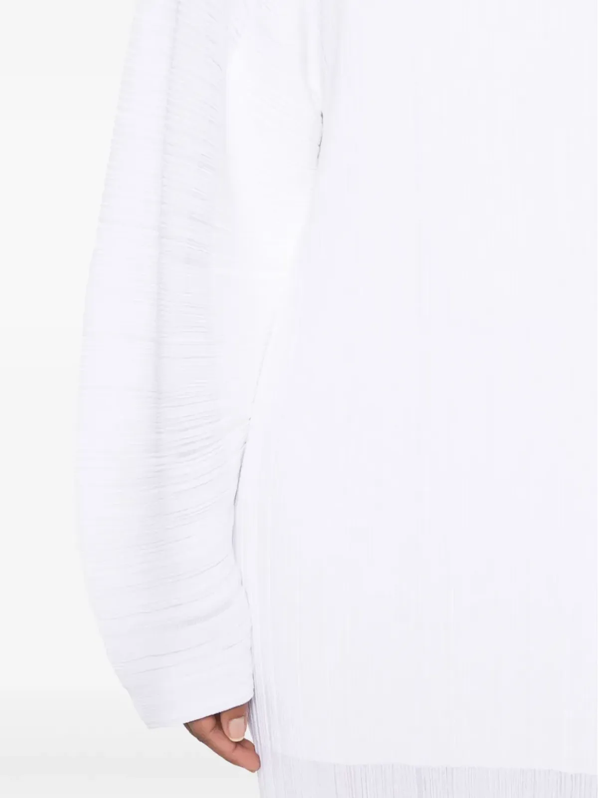 Stella McCartney プリッセ細編みニットミディドレス - ホワイト - 画像5