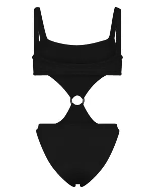 PARAMIDONNA オリビア カットアウト クリンクル水着 - サムネイル2