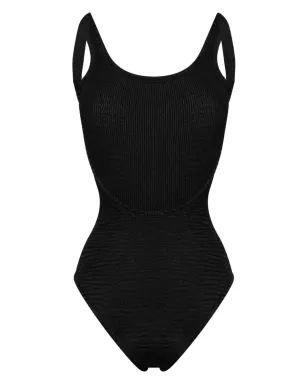 PARAMIDONNA Hailey crinkled swimsuit - Black - サムネイル2