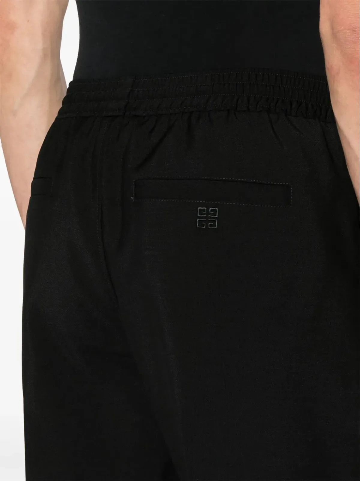 Givenchy ミッドライズ テーパードパンツ - ブラック - 画像5