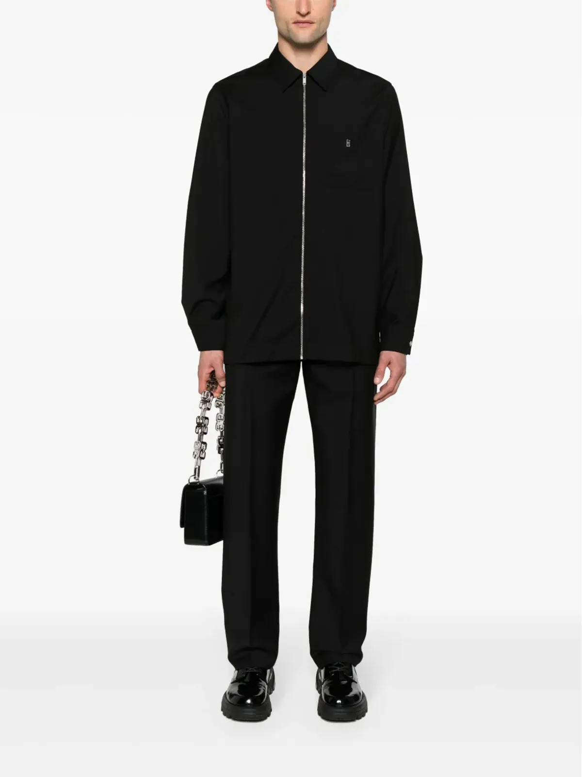 Givenchy ミッドライズ テーパードパンツ - ブラック - 画像2