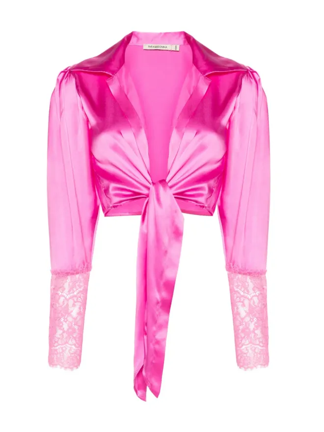 PARAMIDONNA PARAMIDONNA サラ クロップドシャツの商品画像
