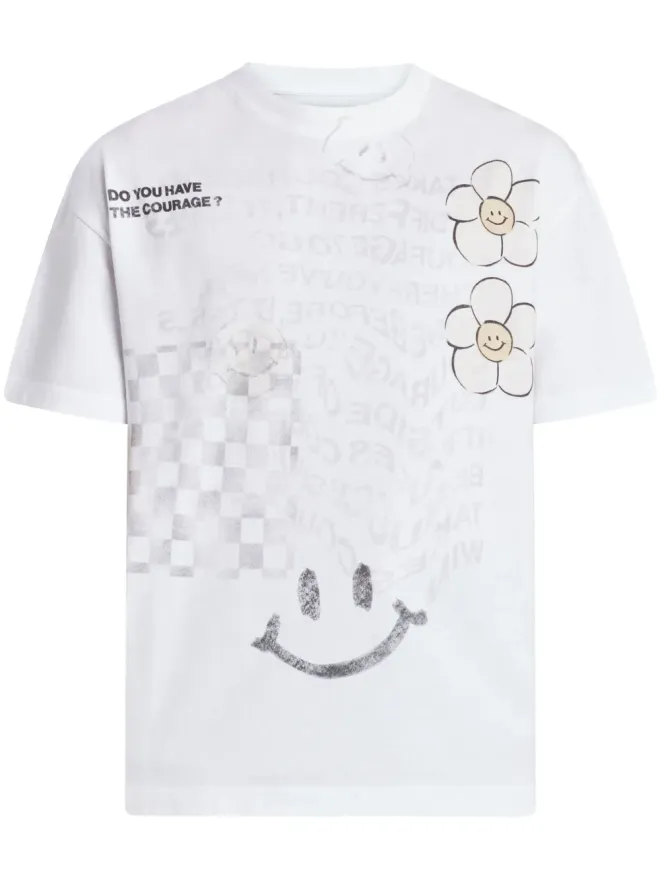 MOUTY MOUTY グラフィックプリント コットン Tシャツの商品画像