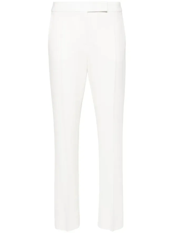 Max Mara Max Mara プレスドクリースストレートパンツ ホワイトの商品画像