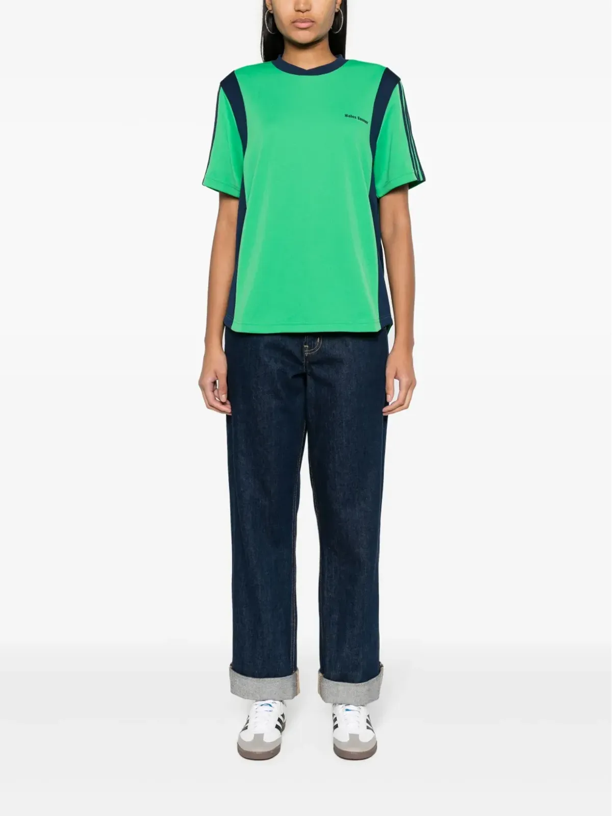 adidas x Wales Bonner クルーネックTシャツ - グリーン - 画像3