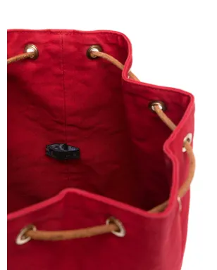 Hermès ビンテージ 1990年頃 Matelot-Marin コットン バックパック レッド - サムネイル5