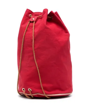 Hermès ビンテージ 1990年頃 Matelot-Marin コットン バックパック レッド - サムネイル3