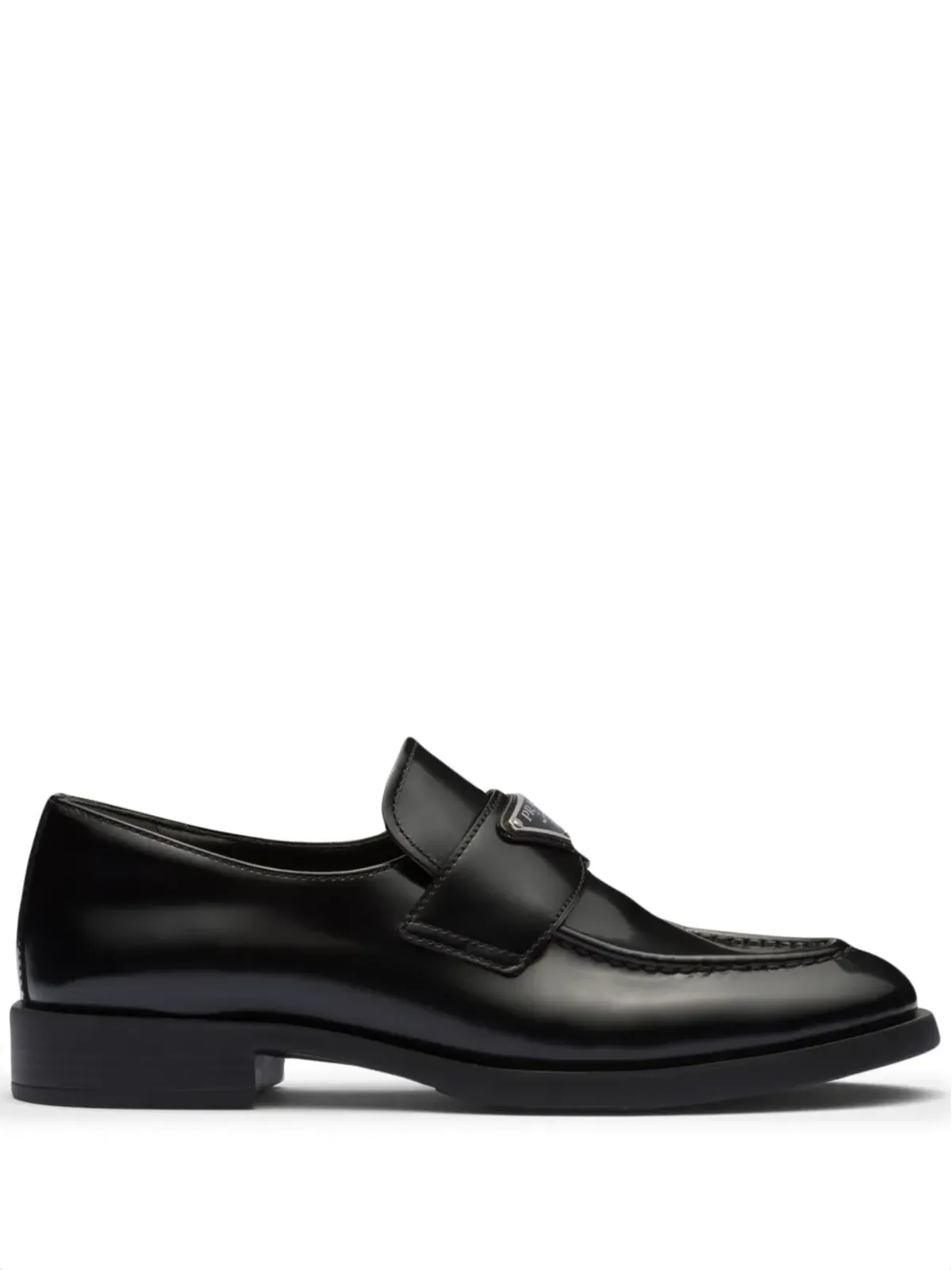 Prada レザー ローファー - ブラック - 画像1