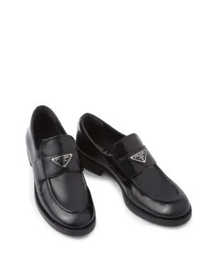 Prada レザー ローファー - ブラック - サムネイル3