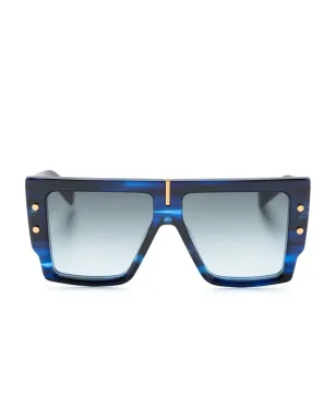 Balmain Eyewear バルマン アイウェア B-Grand ロゴプレート サングラス - サムネイル1