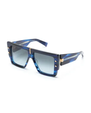 Balmain Eyewear バルマン アイウェア B-Grand ロゴプレート サングラス - サムネイル2