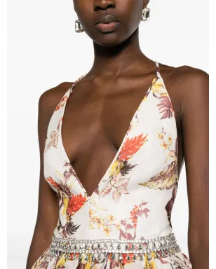 ZIMMERMANN マッチメーカー・チューリップ花柄プリント ミディドレス - サムネイル5