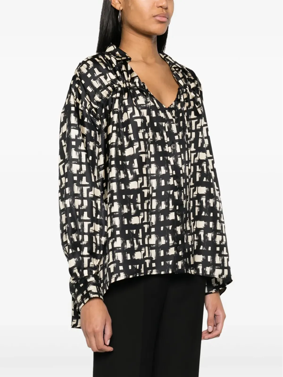 Max & Moi Lua silk blouse - 画像3