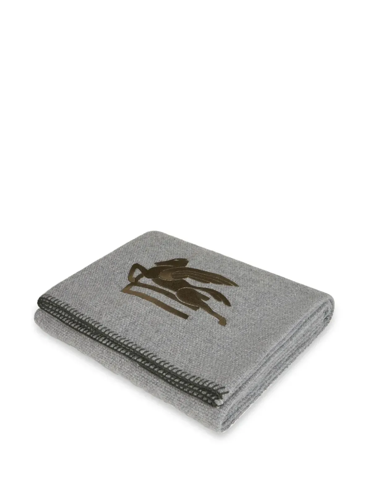 ETRO HOME Pegasoモチーフ ウール ブランケット - 画像2